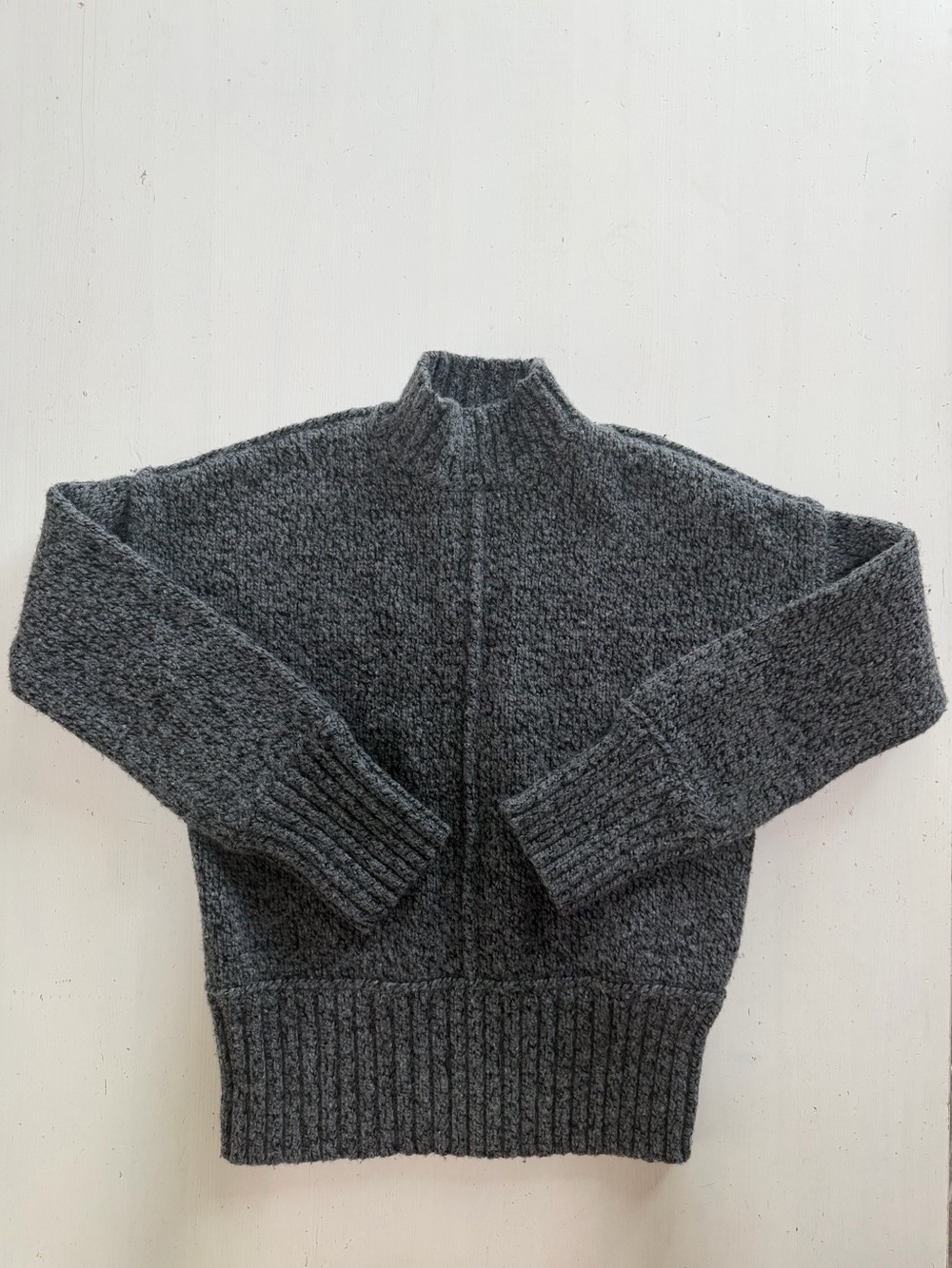 Smartwool Charcoal Gray Merino Wool Blend Sweater Women’s Small 78% Merino